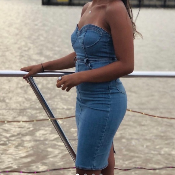 Bardot | Dresses | Denim Midi Dress 